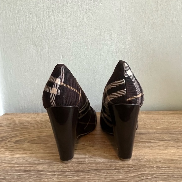 Sam Edelman Plaid Wedges - 7.5 - Picture 4 of 6